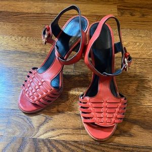 Coach Izzy T-Strap Heel Sandal